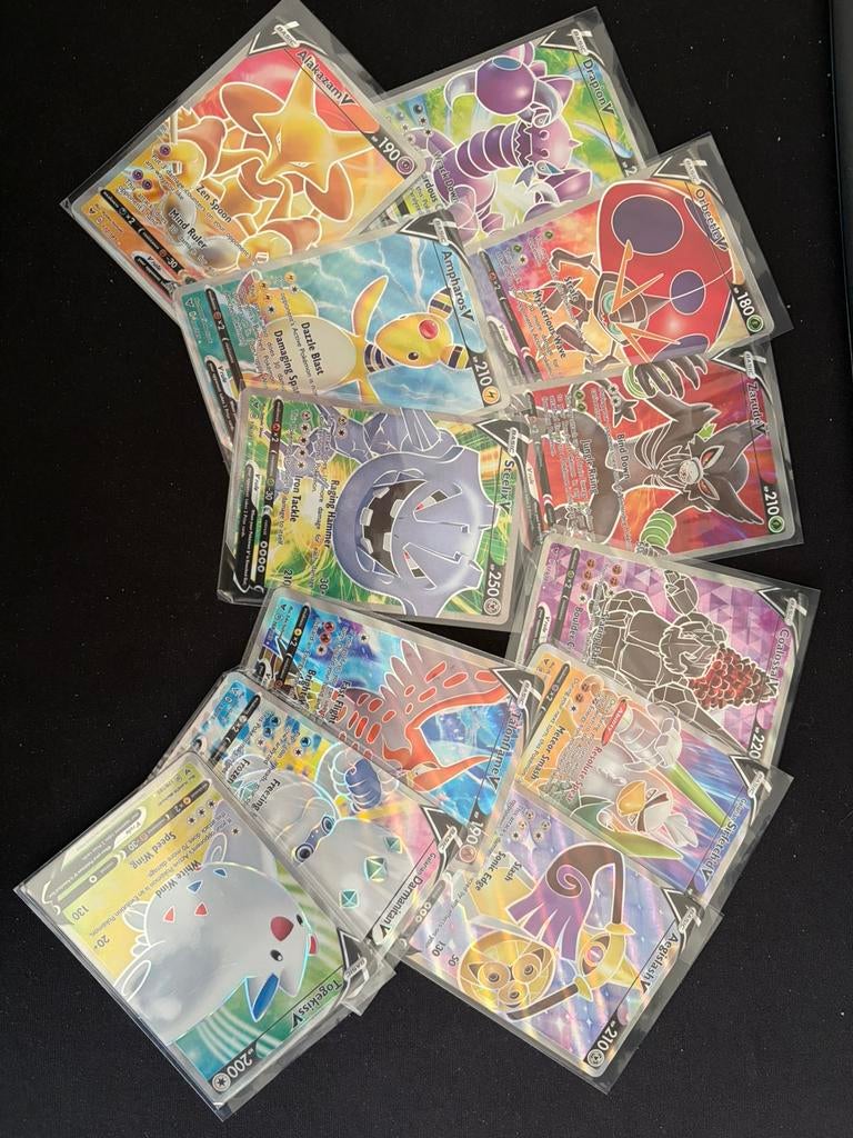 12x Vivid Voltage Alt Arts SWSH Pokemon, Ophalen of Verzenden, Zo goed als nieuw