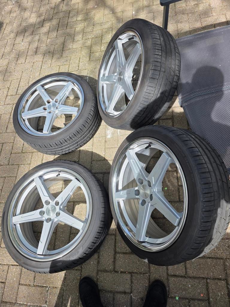 5x112 5x120 multisteek 20inch flowforged abs, Auto diversen, Ophalen of Verzenden, Zo goed als nieuw