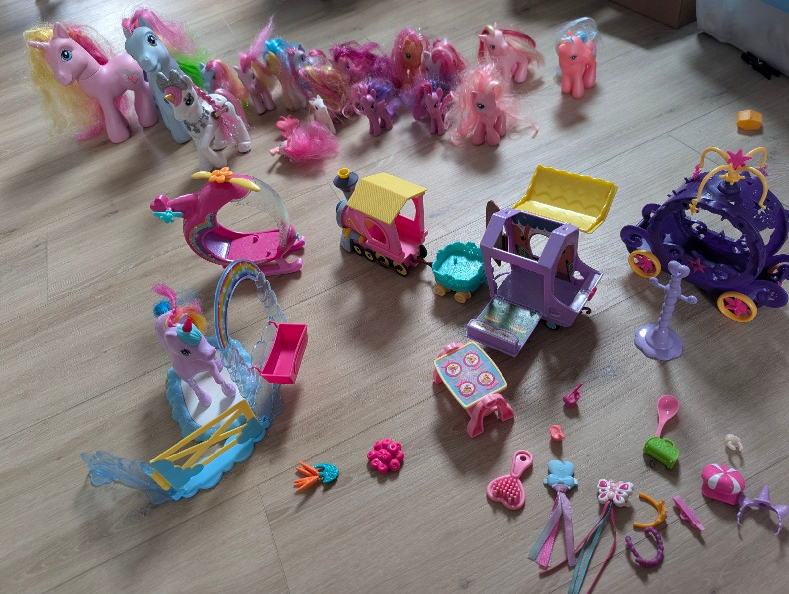 My Little Pony's met accessoires, Ophalen, Gebruikt
