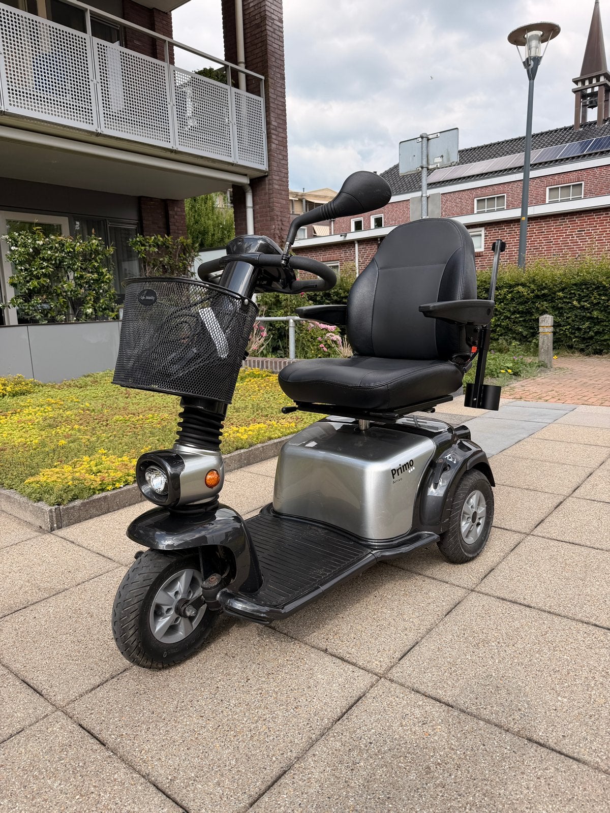 Scootmobiel primo arrivo 3 NIEUW STAAT, Ophalen, Zo goed als nieuw, 26 t/m 35 km, 11 t/m 15 km/u