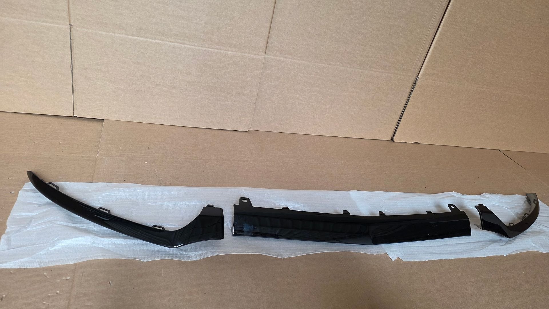 Lijst Spoiler Onderlip Mercedes C Klasse W205 AMG LINE Lip, -, Voor, Nieuw, Ophalen of Verzenden