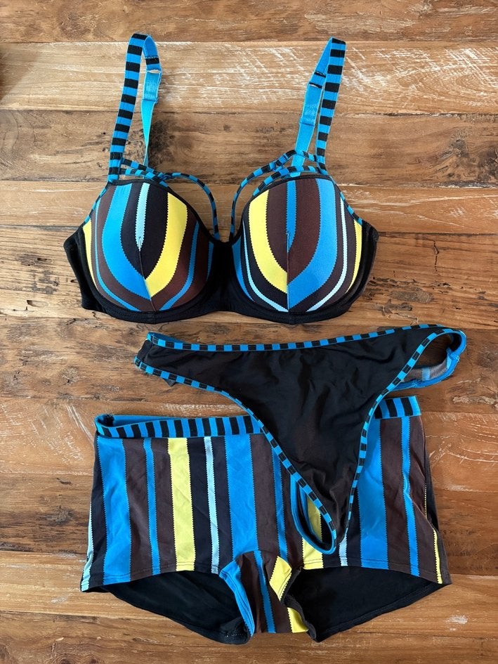 Marlies Dekkers BH - 70E + broekje maat M, Marlies Dekkers, Ophalen of Verzenden, Meerkleurig, Setje