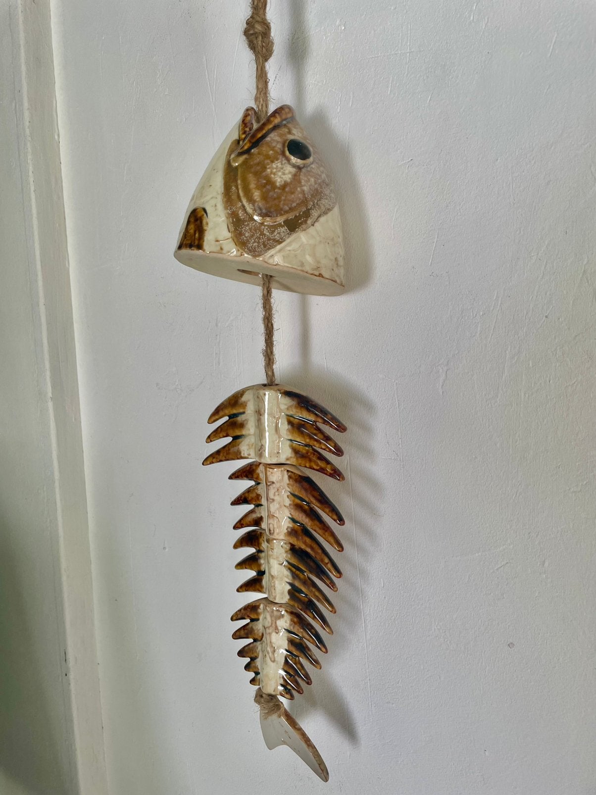 Vintage aardewerk vis, Antiek en Kunst, Curiosa en Brocante, Ophalen of Verzenden