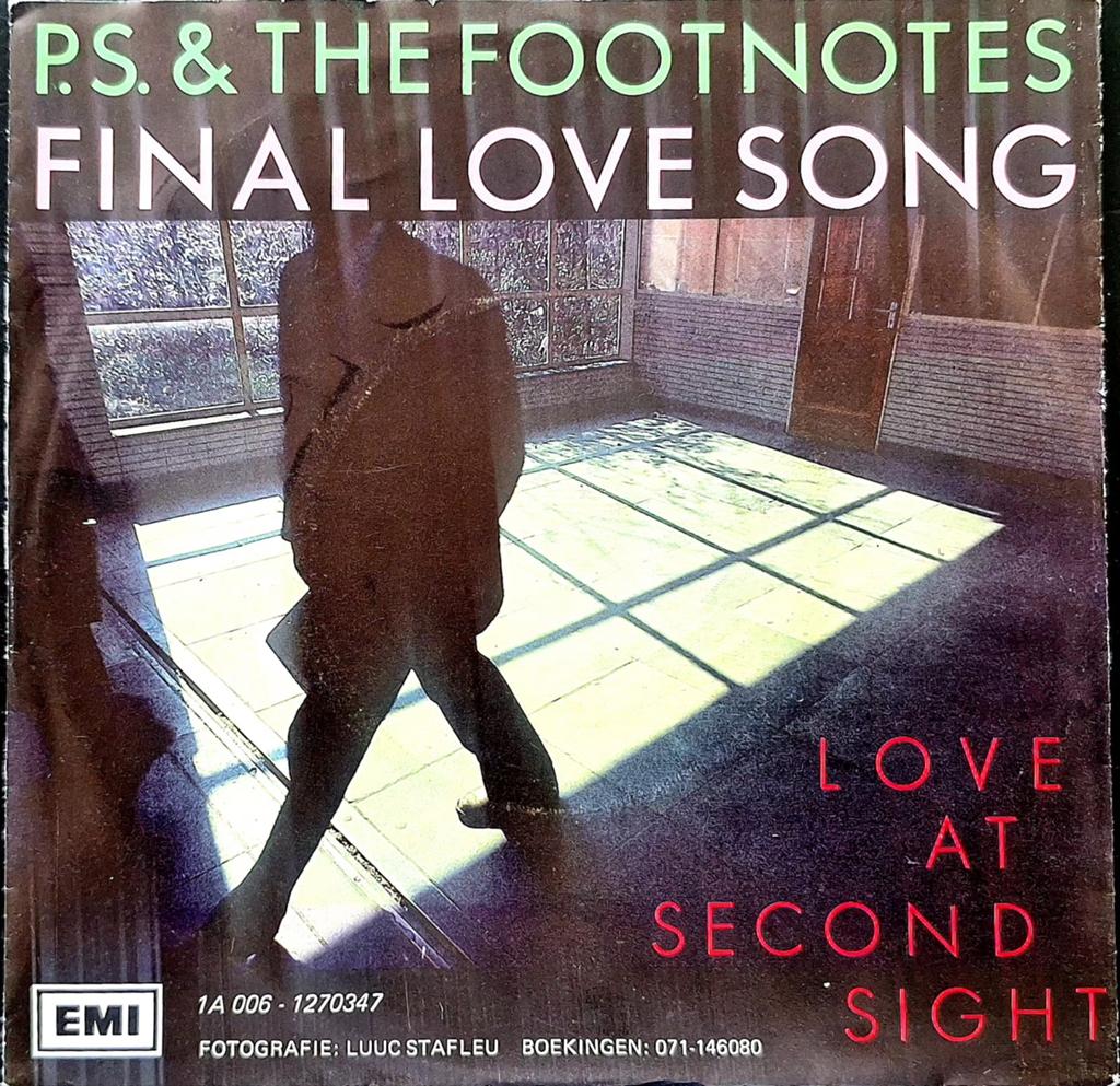 7"/SINGLE  P.S. & THE FOOTNOTES - Final Love Song, Ophalen of Verzenden, Gebruikt, Pop