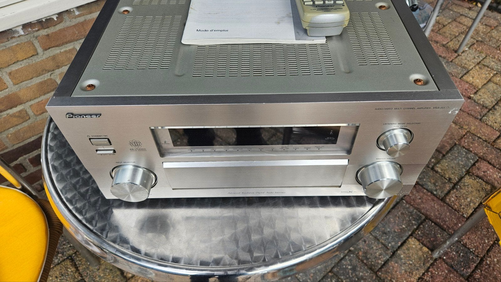 PIONEER tunner versterker type VSA-AX10I-S zie beschrijving, Ophalen, 70 watt of meer, Pioneer, Overige spelers