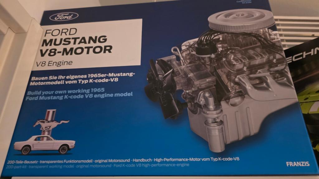 Lego Ford Mustang V8-Motor met Elektronische Onderdelen, Ophalen of Verzenden