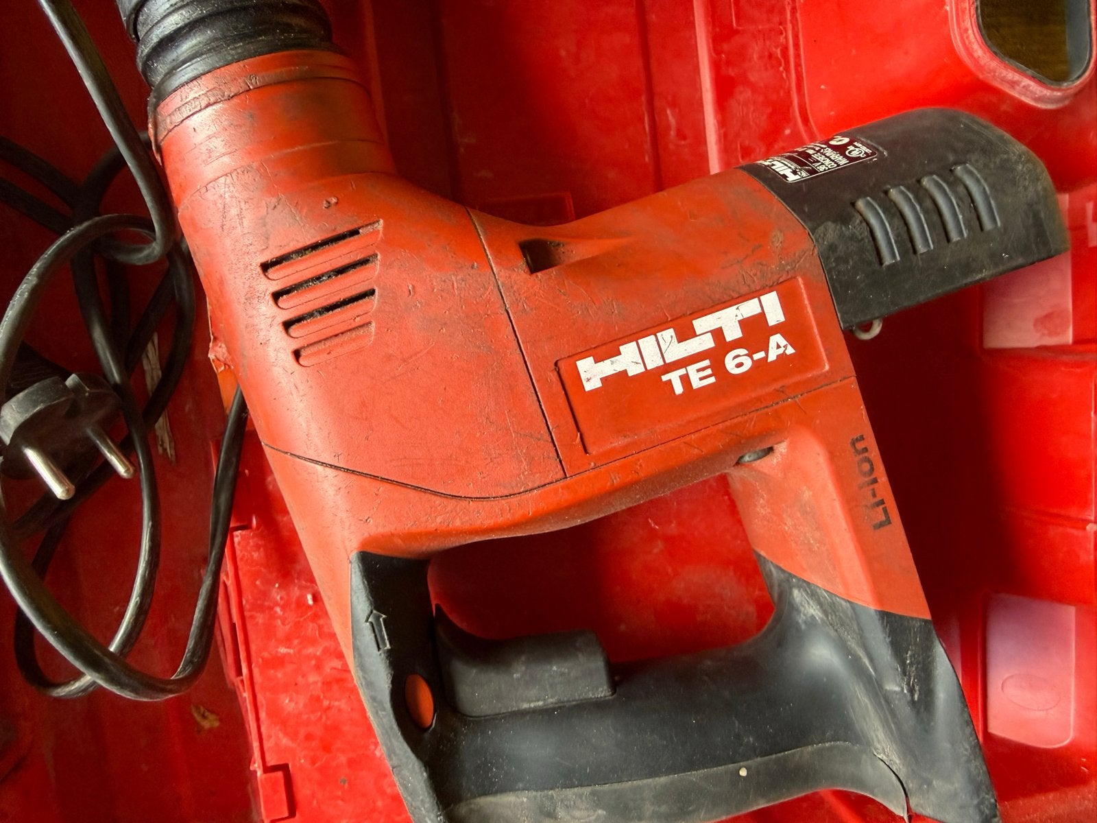 Hilti TE 6-A Boorhamer met diamantboor en accessoires, Ophalen of Verzenden, Gebruikt, Boor- en/of Breekhamer