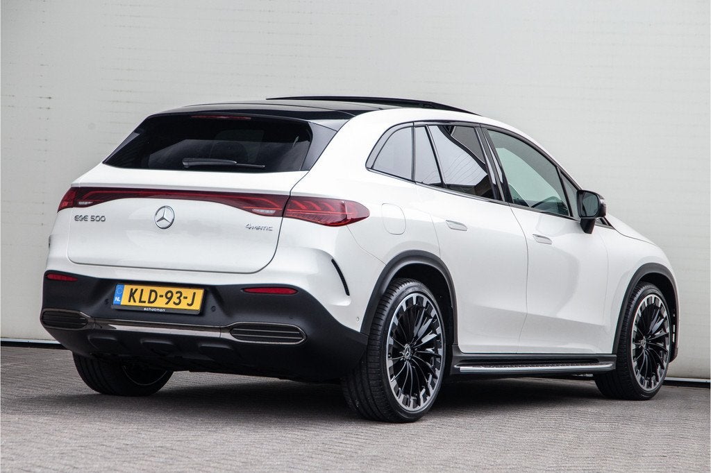 Mercedes-Benz EQE SUV 500 4Matic AMG Premium, Pano, Leder Ex, Auto's, Mercedes-Benz, Automaat, Zwart, Wit, Leder