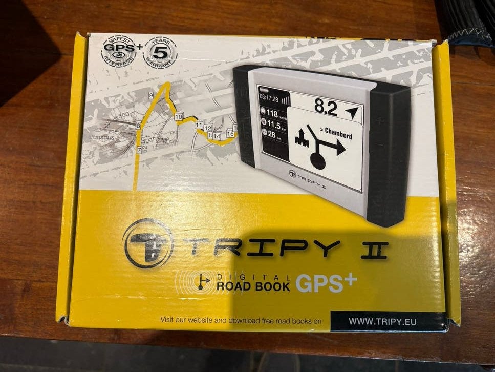 Tripy II Digital Road Book + laptop met Roadtracer Pro 2.5.0, Ophalen of Verzenden, Zo goed als nieuw