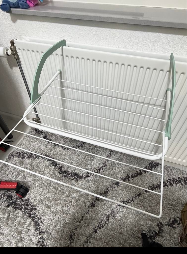 Kledingdrogerrek, Ophalen, Gebruikt