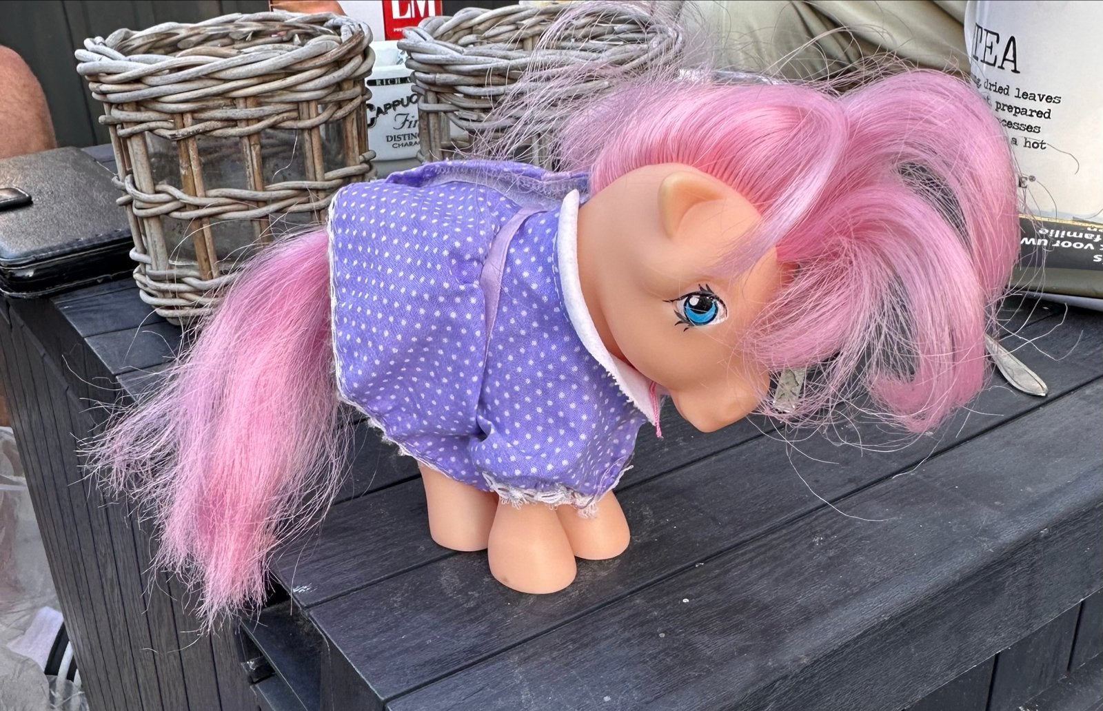 Vintage My Little Pony uit 1982 - Roze haar, Verzenden, Gebruikt