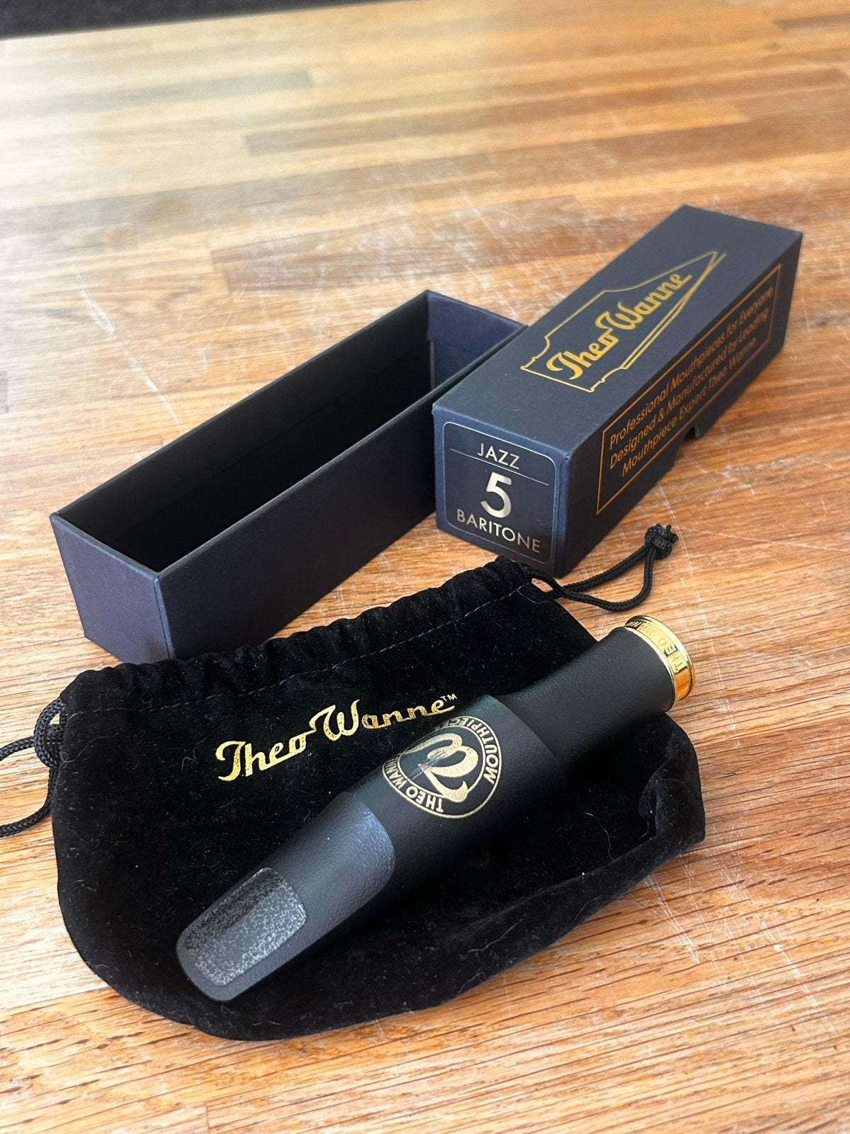 Nieuwe Theo Wanne Jazz 5 Essentials Barisax incl Ligatuur, Ophalen, Nieuw, Bariton