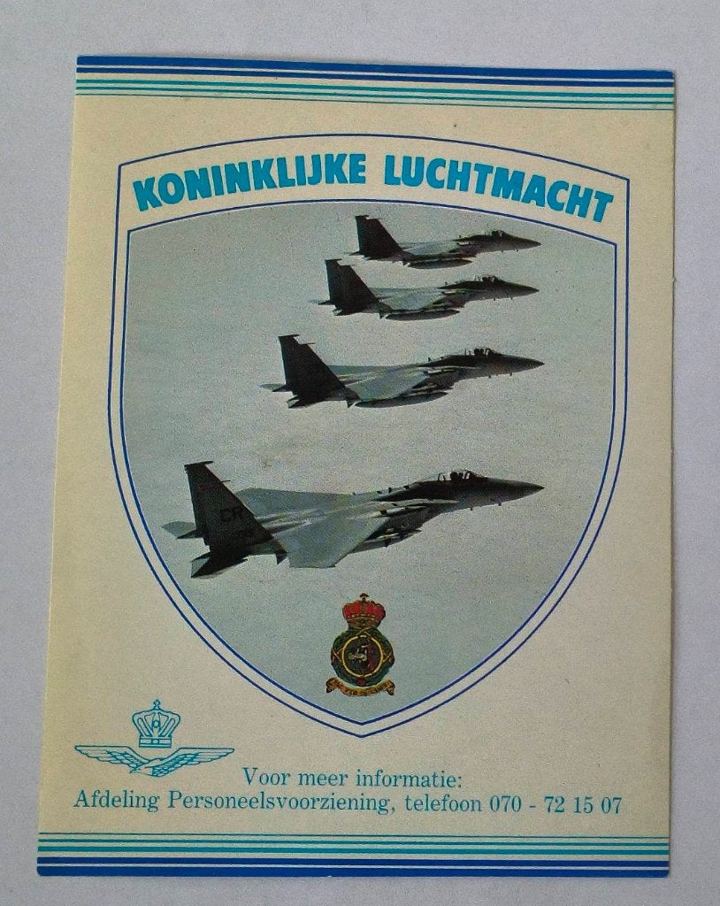 Sticker Koninklijke Luchtmacht, Verzamelen, Stickers, Ophalen of Verzenden, Zo goed als nieuw, Bedrijf of Vereniging