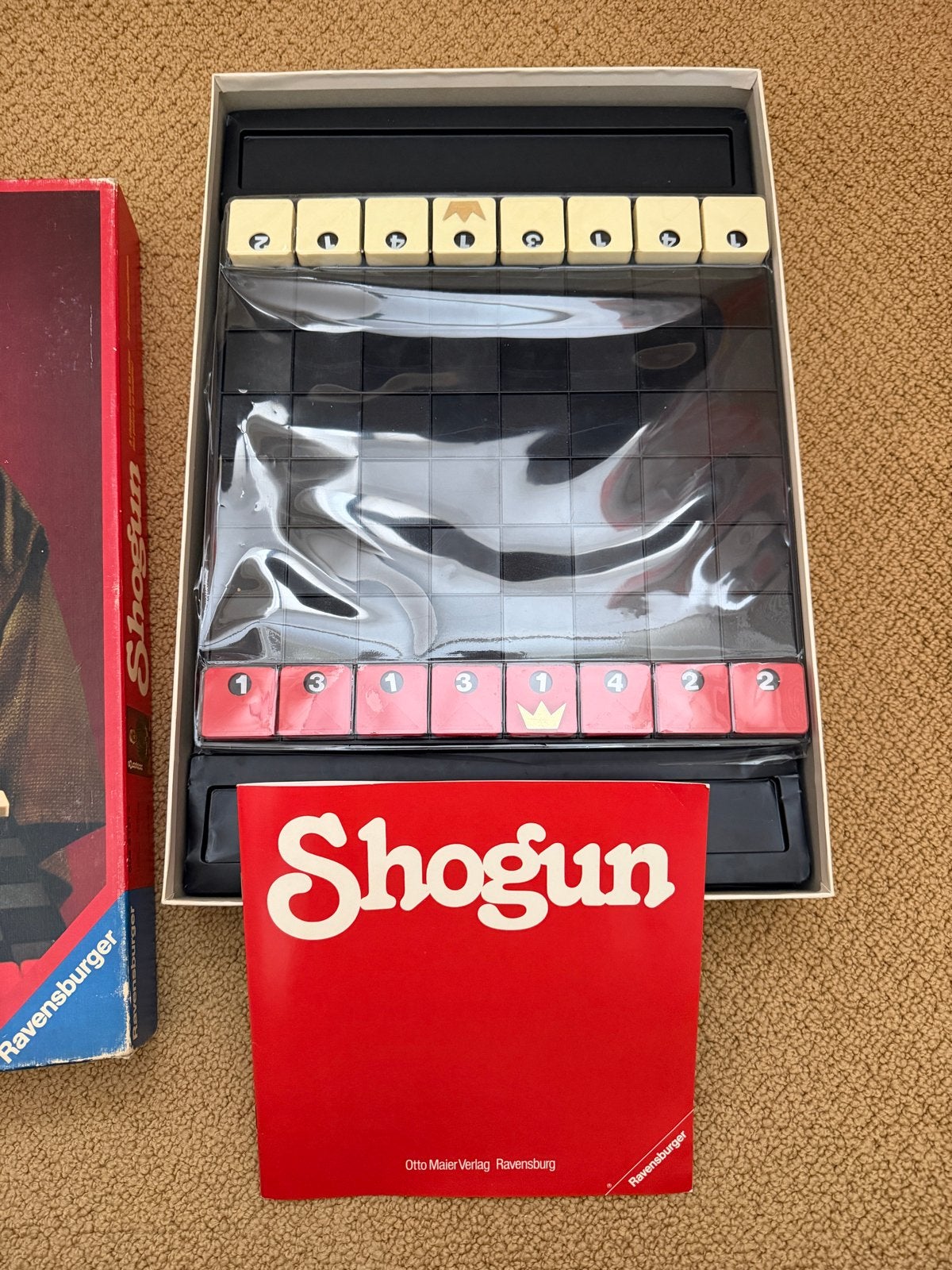 Vintage Shogun bordspel van Ravensburger, Hobby en Vrije tijd, Gezelschapsspellen | Bordspellen, Drie of vier spelers, Ophalen of Verzenden