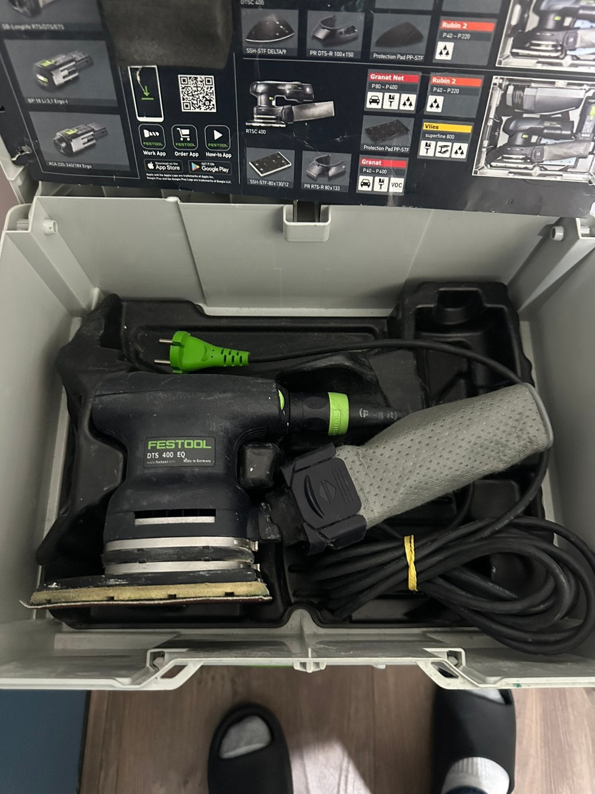 Festool schuurmachine, Doe-het-zelf en Verbouw, Gereedschap | Schuurmachines, Ophalen, Zo goed als nieuw, 1200 watt of meer, Vlakschuurmachine