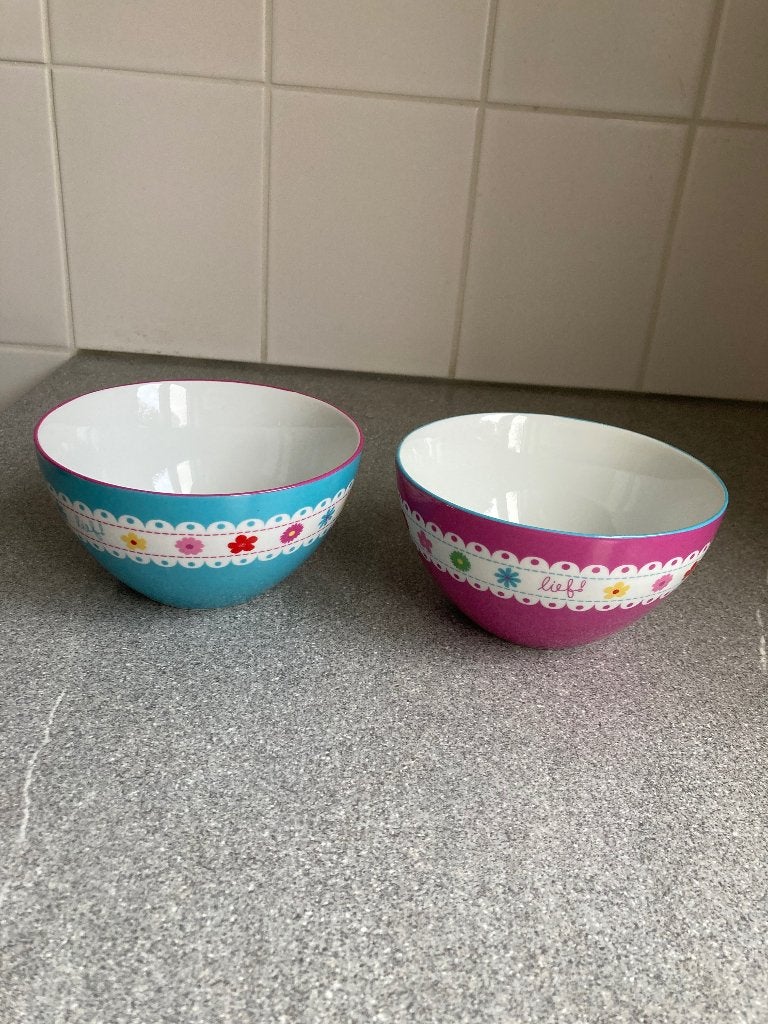 2 LIEF  kommen 450 ml , nieuw, 1 beker, Huis en Inrichting, Keuken | Servies, Overige merken, Nieuw, Ophalen of Verzenden, Kom(men)