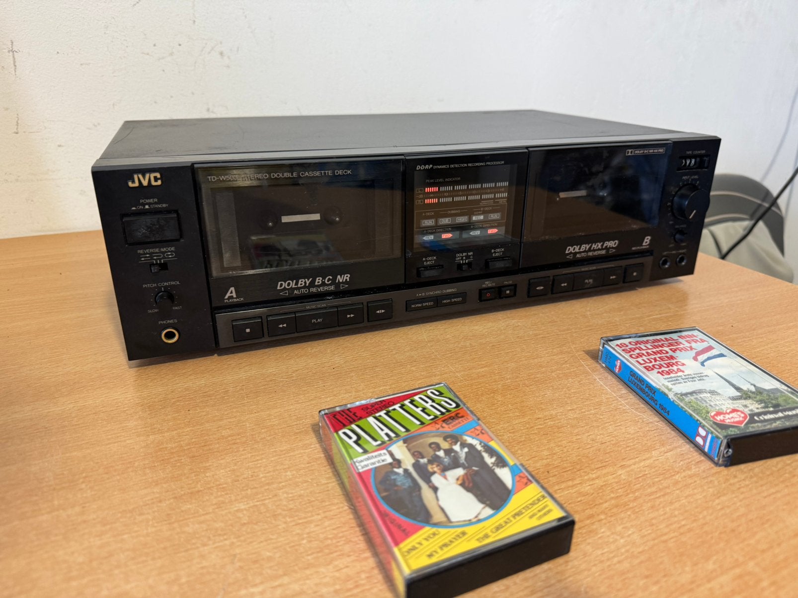 Dubbele Cassettedeck JVC TD-W503, Ophalen of Verzenden, JVC