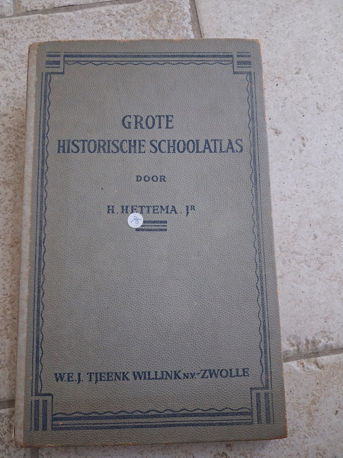 Grote Historische Schoolatlas H. Hettema 1955, Boeken, Atlassen en Landkaarten, Ophalen of Verzenden, 1800 tot 2000, Wereld, Overige atlassen