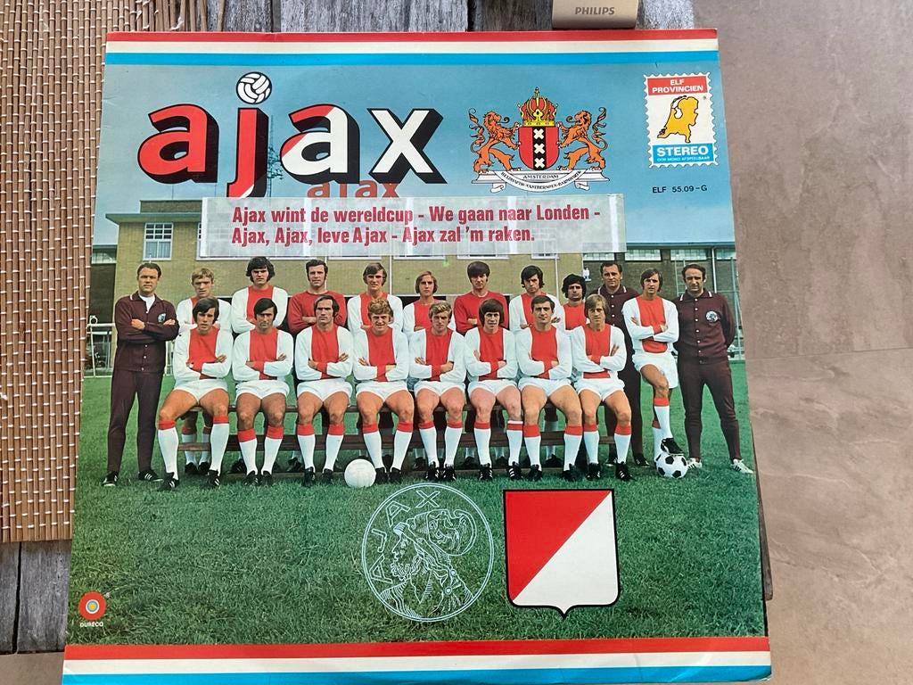 Unieke Ajax LP met handtekeningen - Wereldcup 1972, Gebruikt, Originele persing, Ophalen of Verzenden, 1970 - 1979