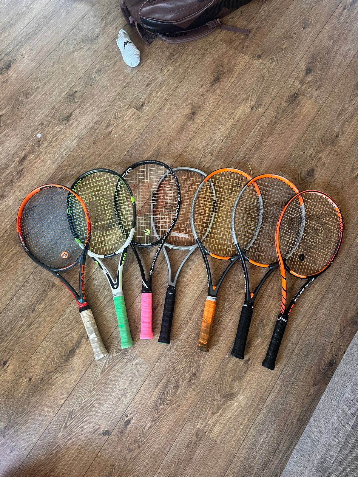 tennisrackets te koop, head, wilson, dunlop, yonex, artengo, L2, Ophalen of Verzenden, Zo goed als nieuw, Wilson