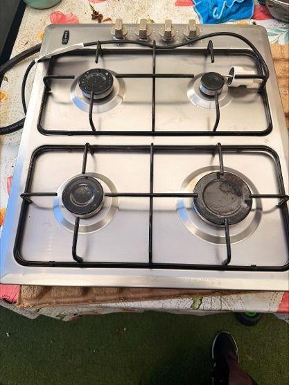 gaskookplaat, Witgoed en Apparatuur, Kookplaten, Ophalen, Gebruikt, 4 kookzones, Inbouw