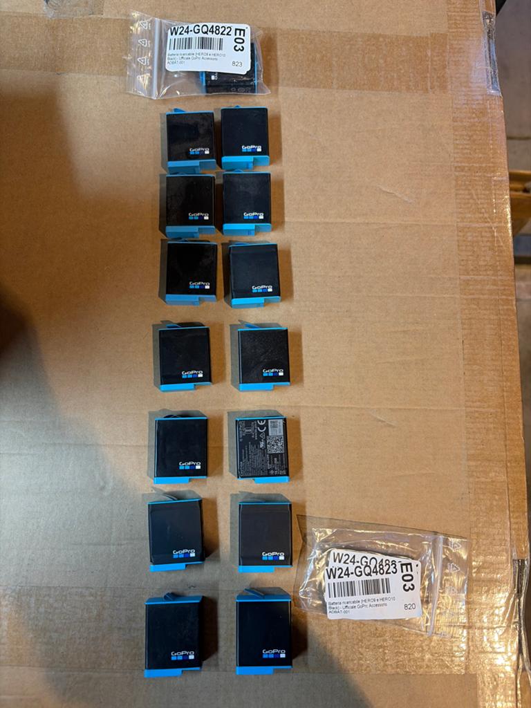 15x GoPro Batterij voor Hero 9 & Hero 10 - Origineel, Ophalen of Verzenden, Gebruikt, Oplaadbaar
