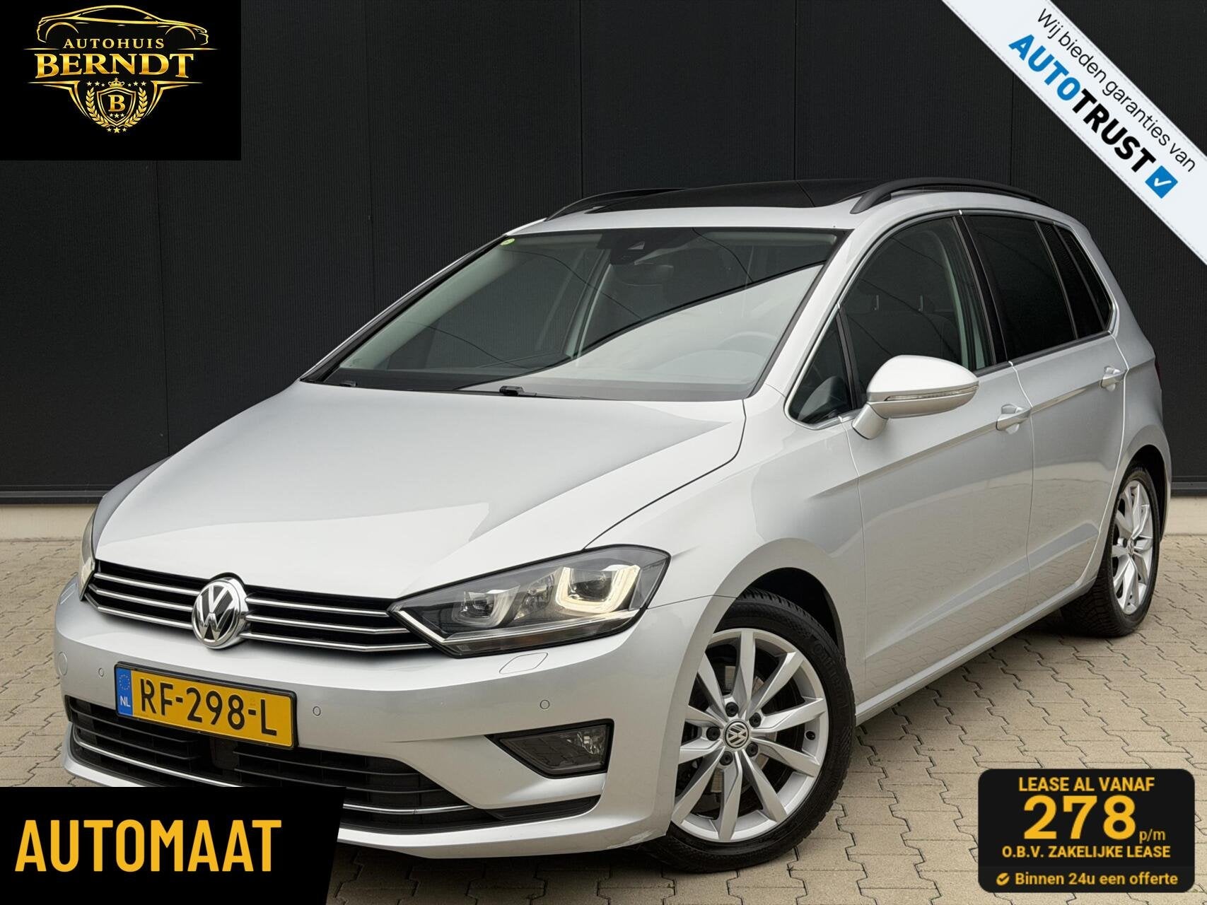 Volkswagen Golf Sportsvan 1.4 TSI Highline Pano PDC Trekhaak, Auto's, Alcantara, Golf Sportsvan, Bedrijf, 19 km/l
