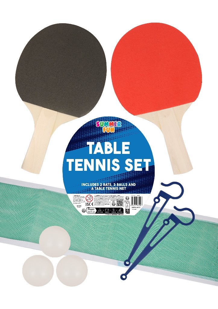 PARTIJ TAFELTENNIS SET MET KNUPPEL, BAL EN NET, ., Nieuw, Ophalen of Verzenden, .