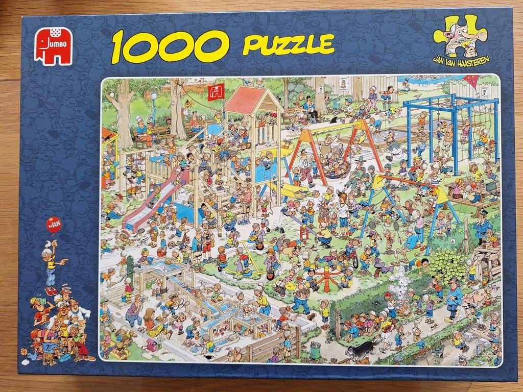 Jan van Haasteren puzzel, Ophalen, 500 t/m 1500 stukjes