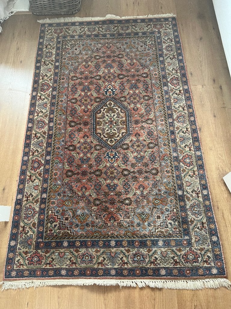 Uniek wollen Perzisch tapijt 160 x 95 cm, Ophalen, Rechthoekig, 200 cm of meer, 150 tot 200 cm