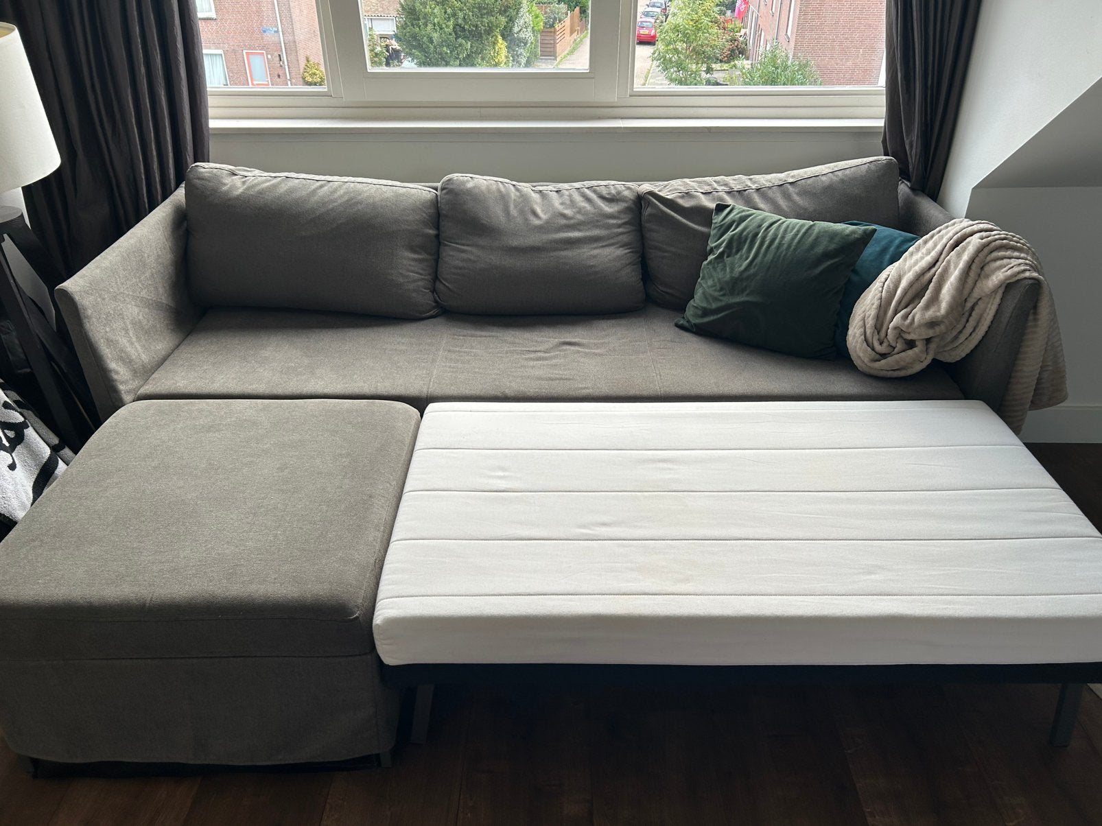 Foto 3 van Ikea bedbank grijs