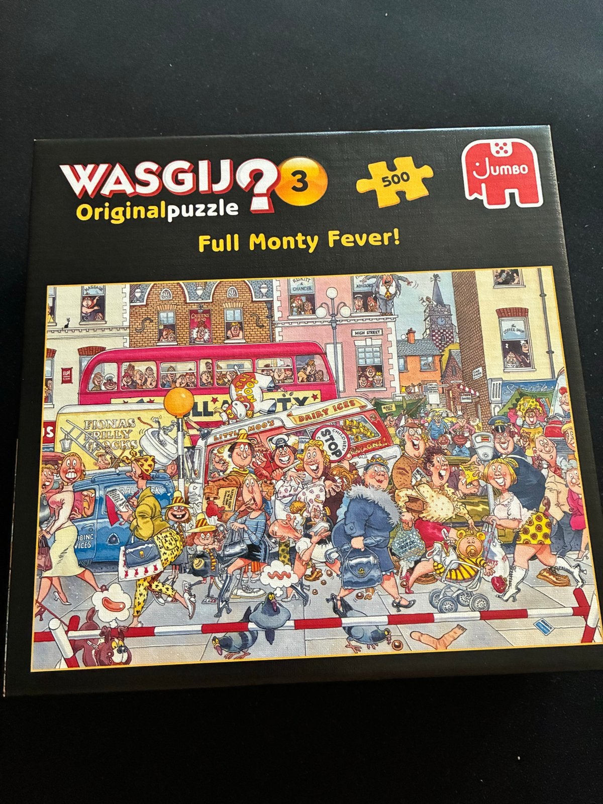 Wasgij Originalpuzzel 3: Full Monty Fever!, Ophalen, 500 t/m 1500 stukjes, Gebruikt, Legpuzzel