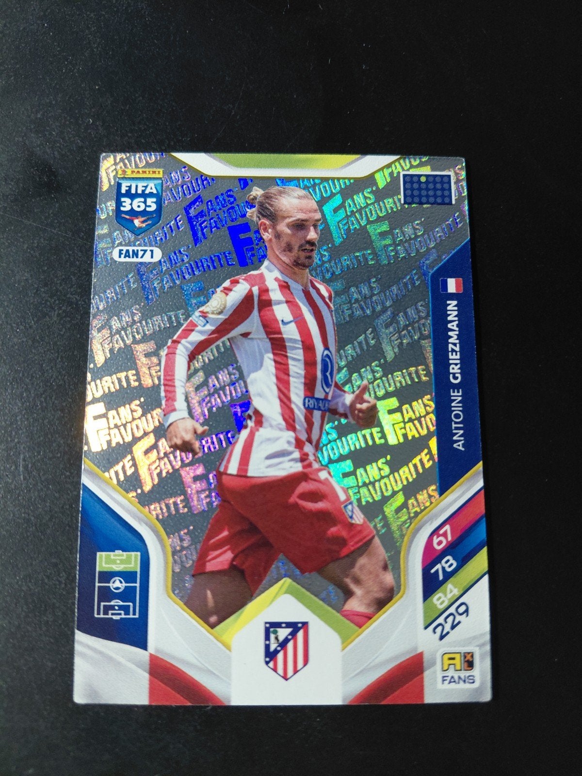 griezmann (atletico madrid) panini fans favourite, Verzenden, Nieuw, Buitenlandse clubs, Poster, Plaatje of Sticker