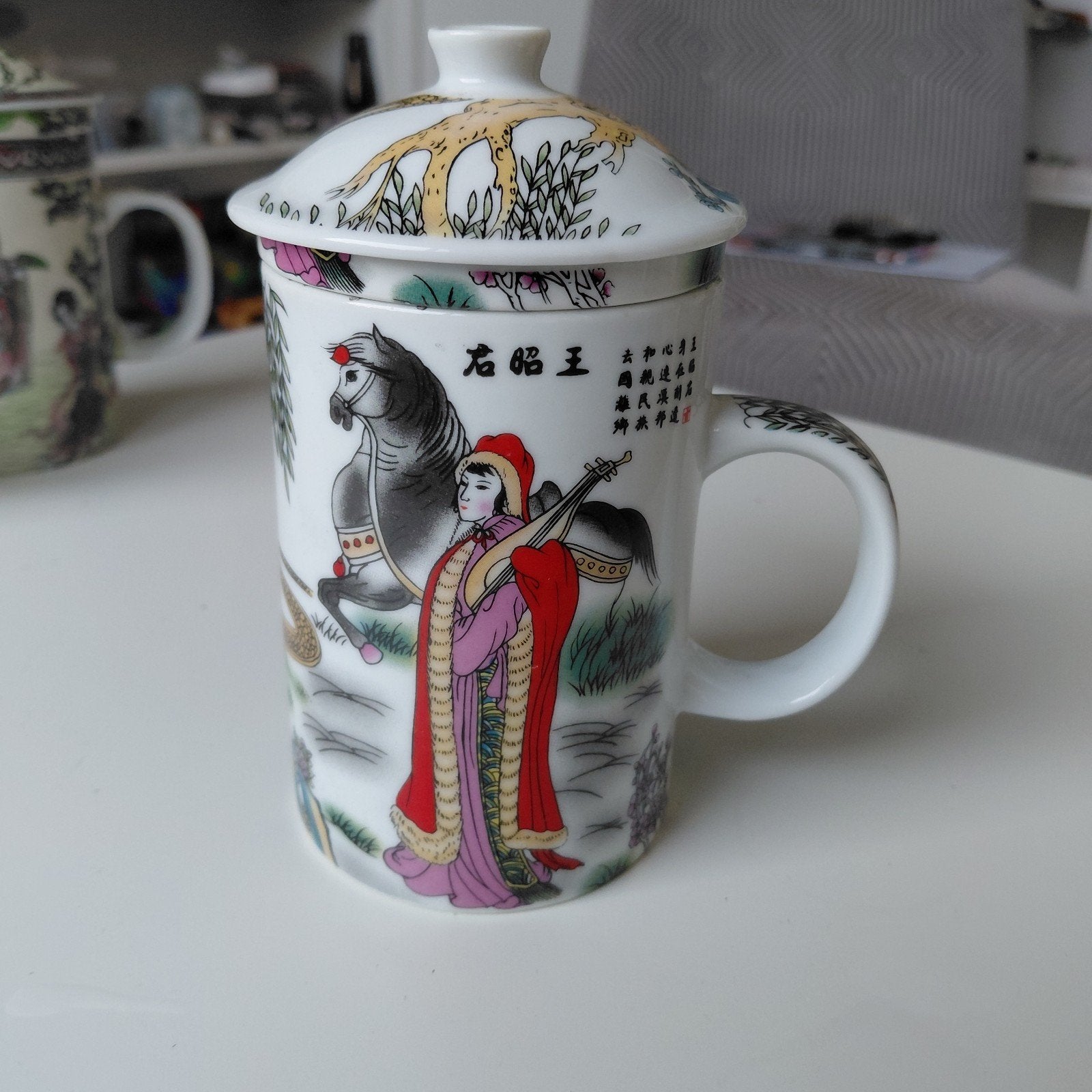 Porseleinen theemok, Gebruikt, Overige typen, Onbekend, Ophalen of Verzenden