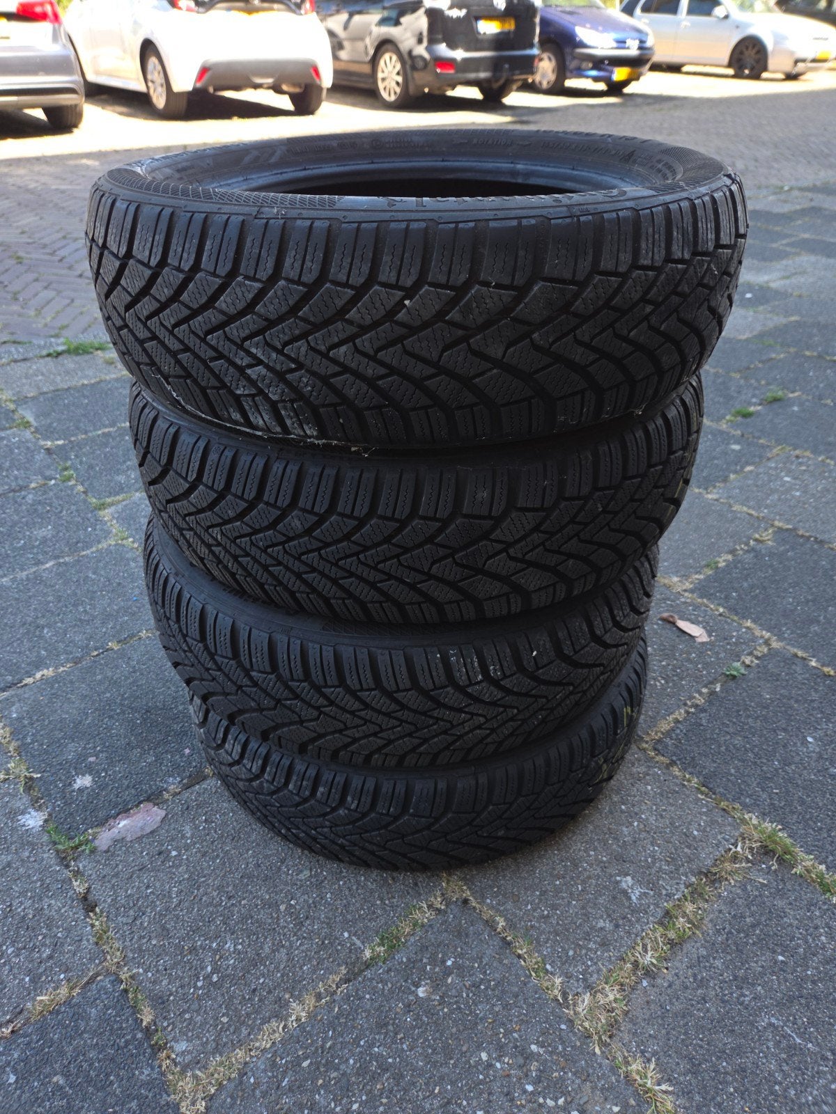 Winterbanden 165/60 R15T (zonder velgen), Ophalen
