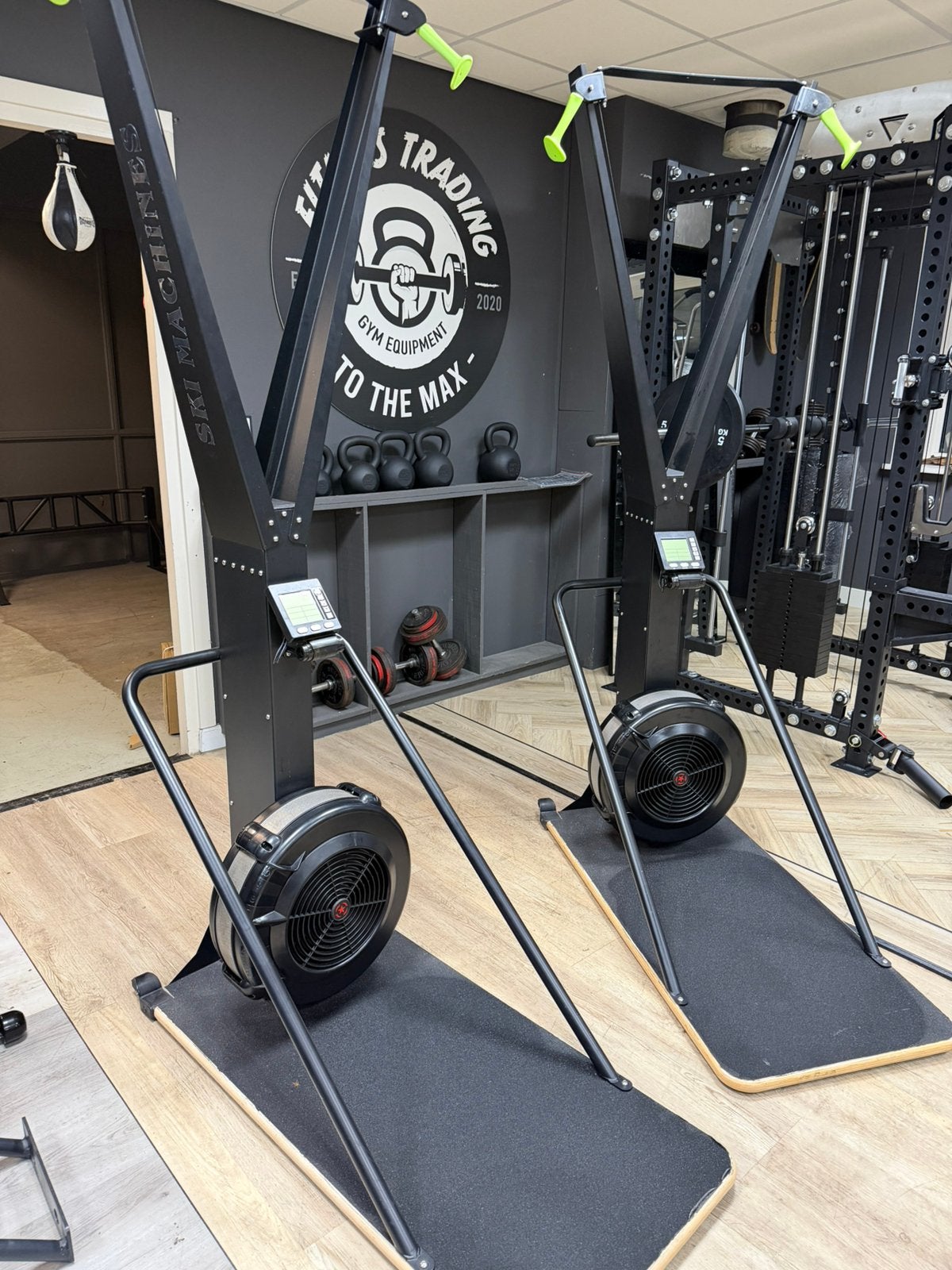 2x ski machine / skiErg met standaard en zonder display, Overige typen, Ophalen of Verzenden, Zo goed als nieuw, .