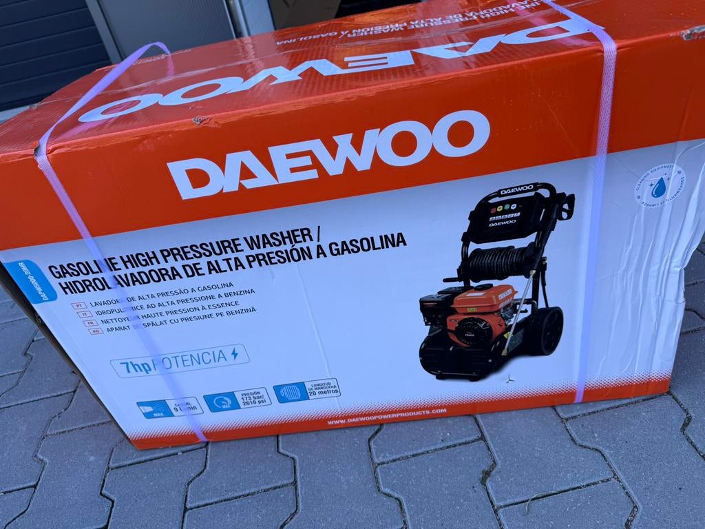 DAPW5000-20HR Benzine Hogedruk reiniger - nieuw, D, Ophalen of Verzenden, Zo goed als nieuw, D