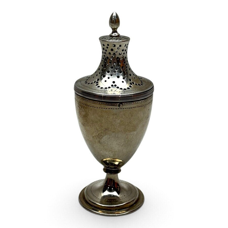 Empire zilveren strooier, Ophalen of Verzenden, Zilver