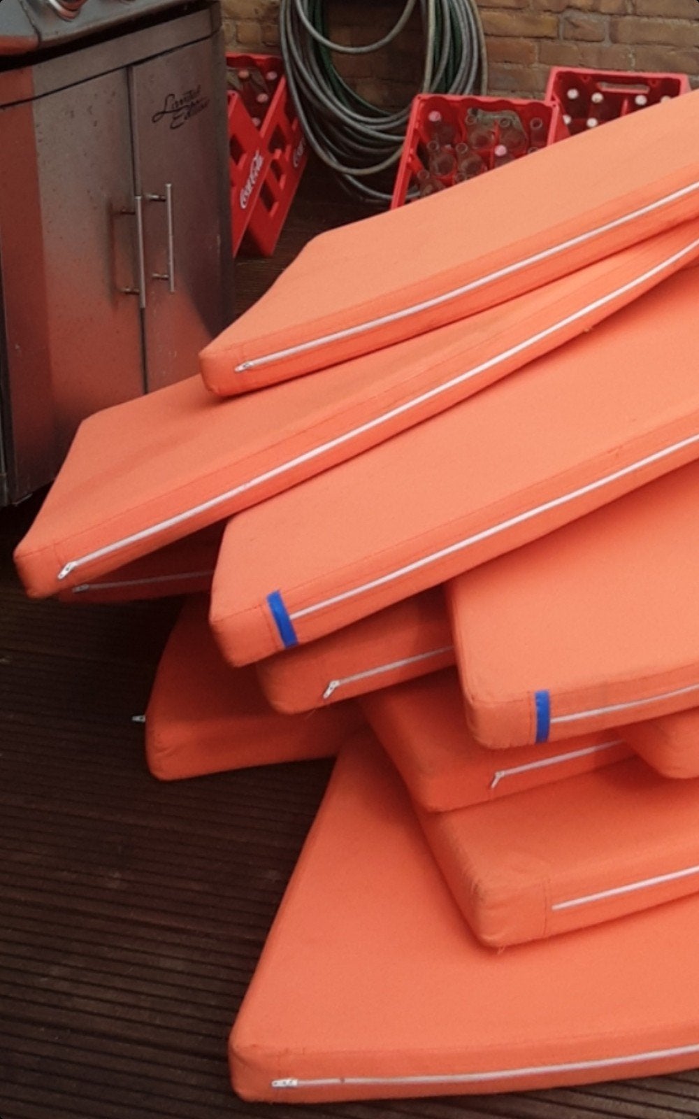 Bootkussen sloepkussen dekkussen boot kussens VA 10 per stuk, Ophalen