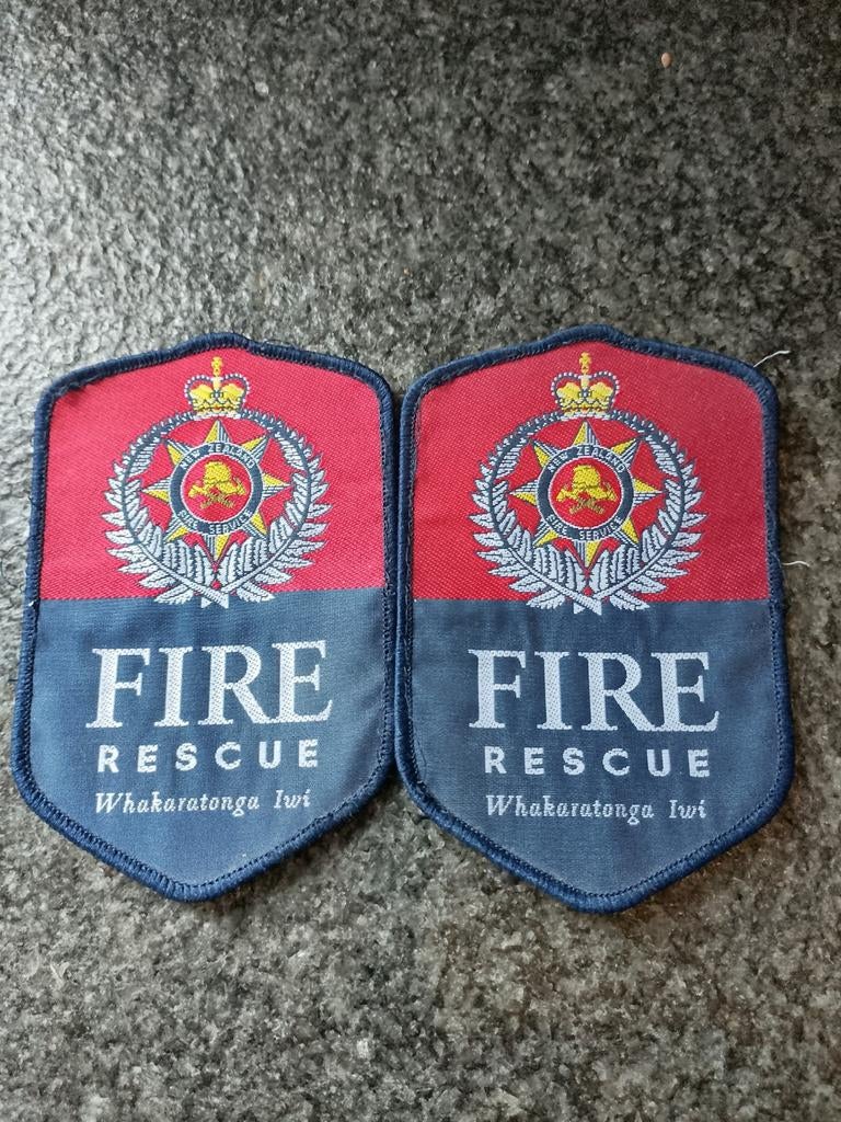 Patches new Zealand fire service, Ophalen of Verzenden, Landmacht, Amerika, Embleem of Badge