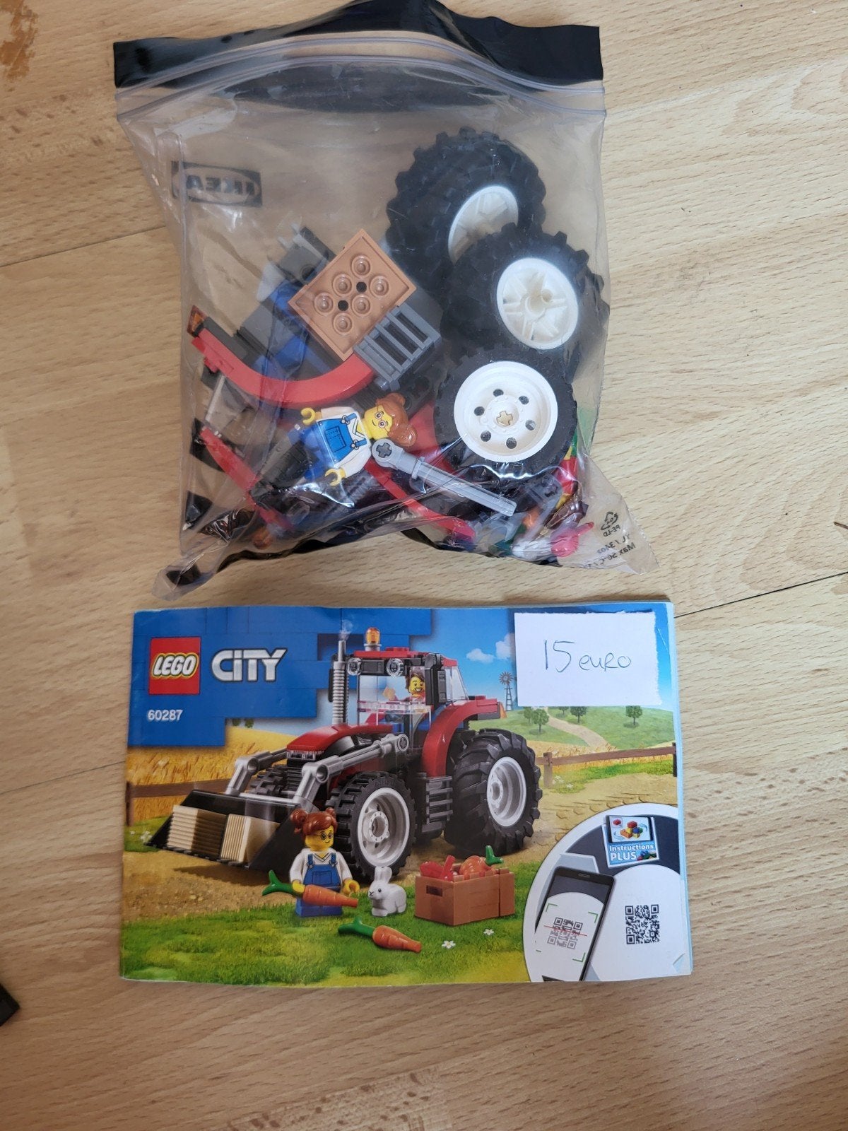 LEGO City Tractor 60287, Ophalen of Verzenden, Zo goed als nieuw
