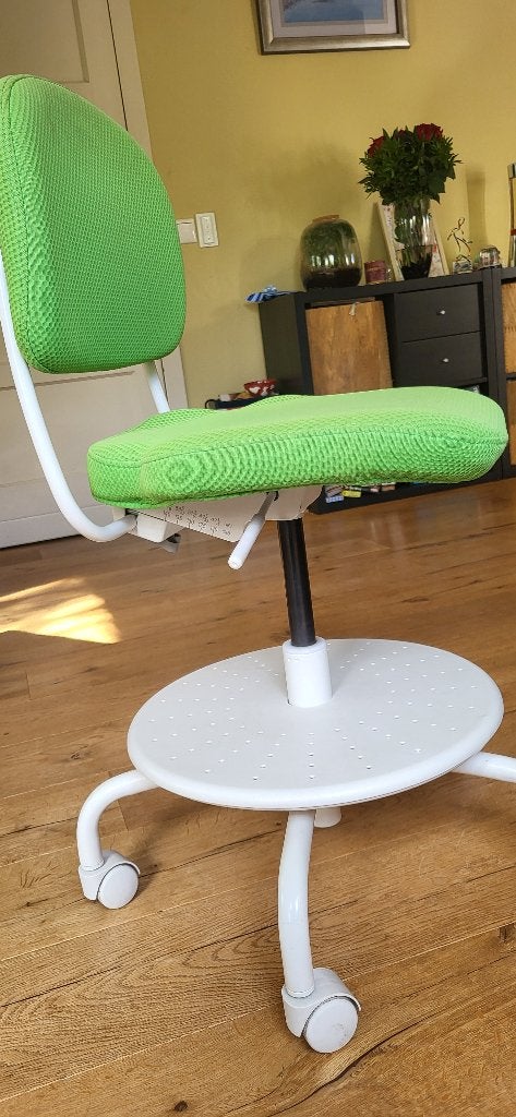IKEA VIMUND kinder-/bureaustoel – groen, Ophalen, Gebruikt, Bureaustoel, Groen