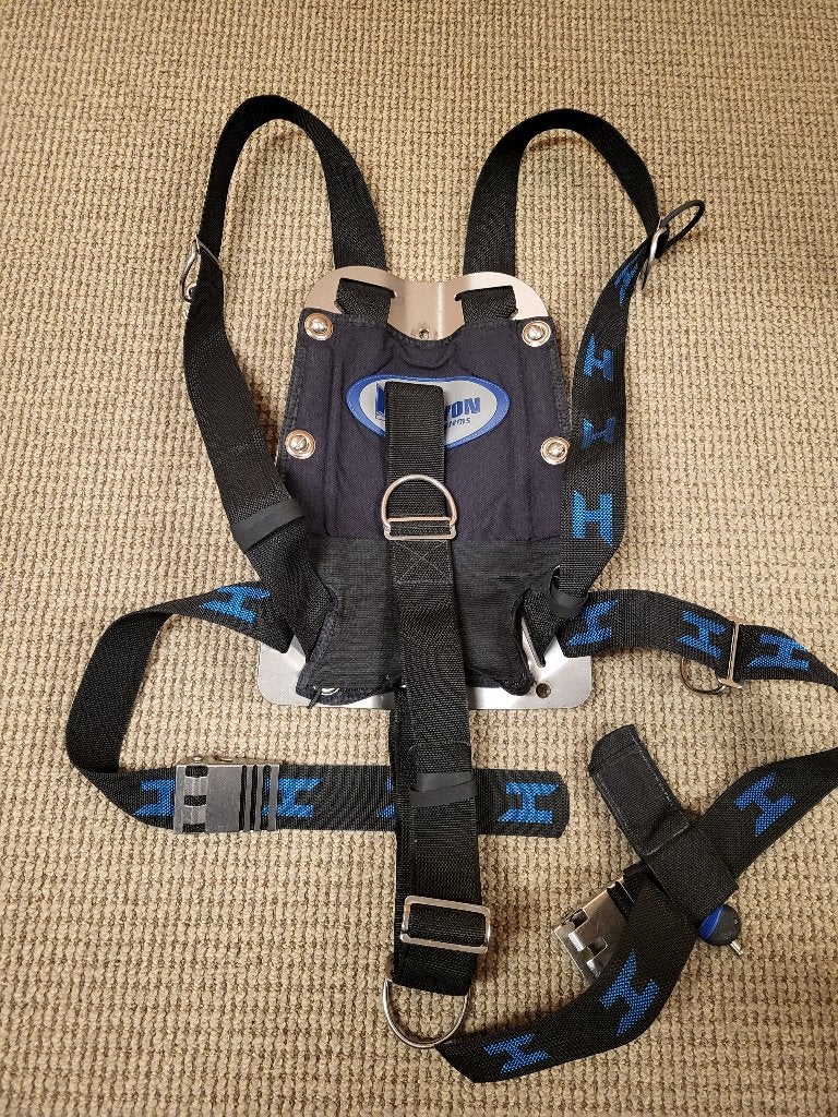 Halcyon Wing + baseplate + storage, incl mes, Watersport en Boten, Duiken, Ophalen of Verzenden, Zo goed als nieuw, Trimvest of Wing