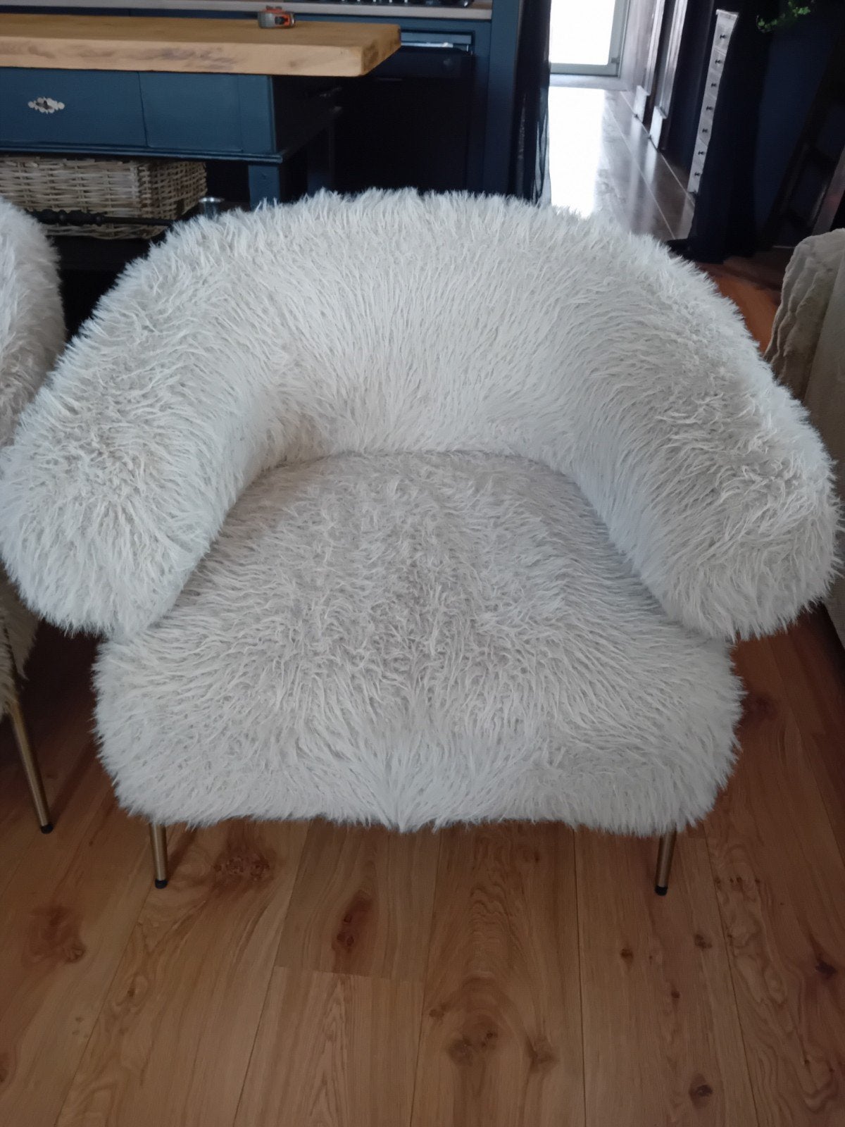 eetkamerstoelen beige 4x, Ophalen, Eenpersoons, Riviera maison, Minder dan 75 cm