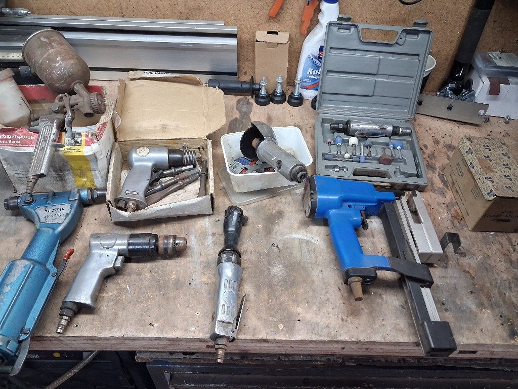 Diverse lucht gereedschap, Ophalen of Verzenden, Gebruikt