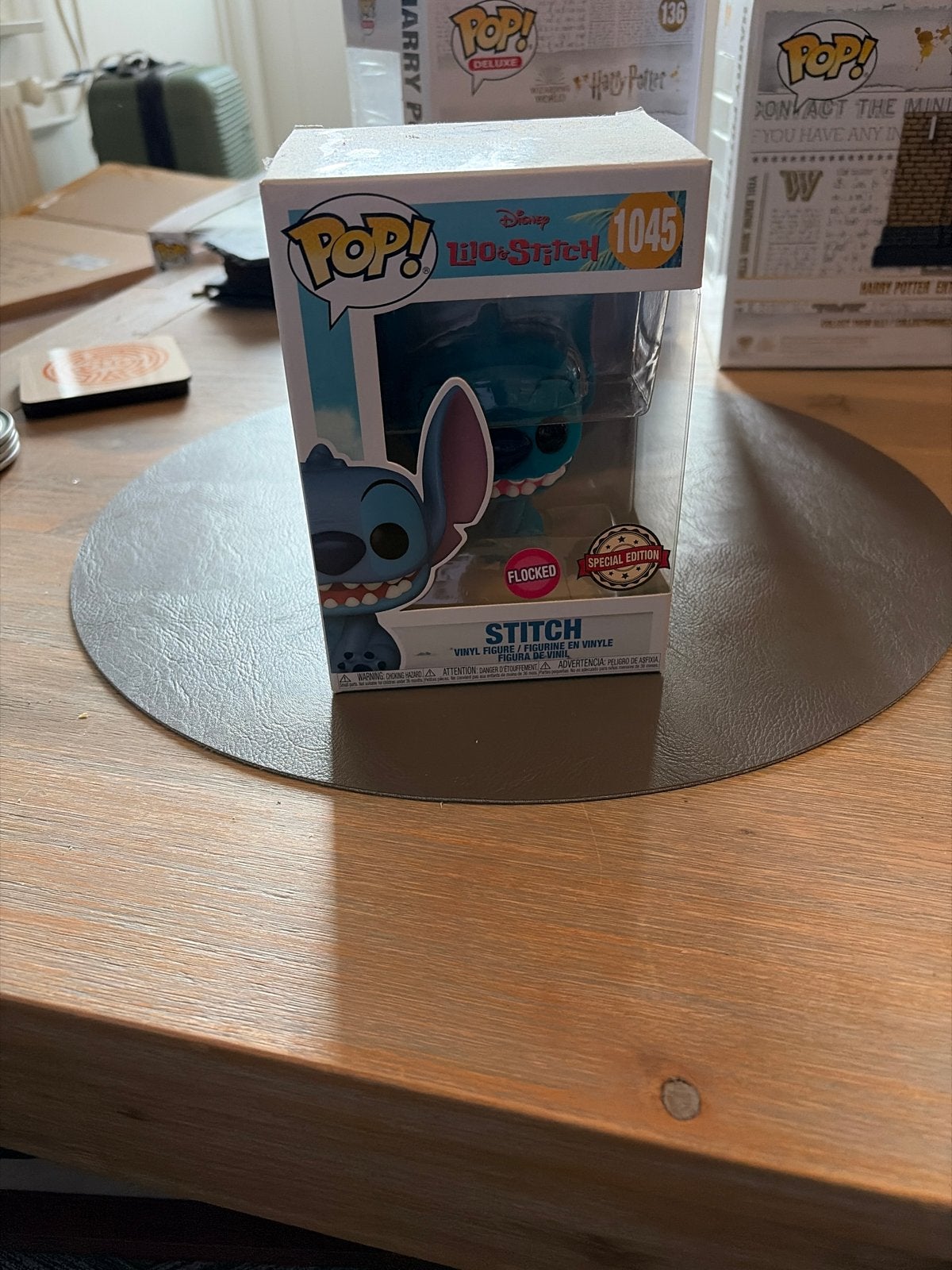 Funko Pop! Disney Lilo & Stitch - Stitch (Flocked) #1045, Ophalen of Verzenden, Nieuw