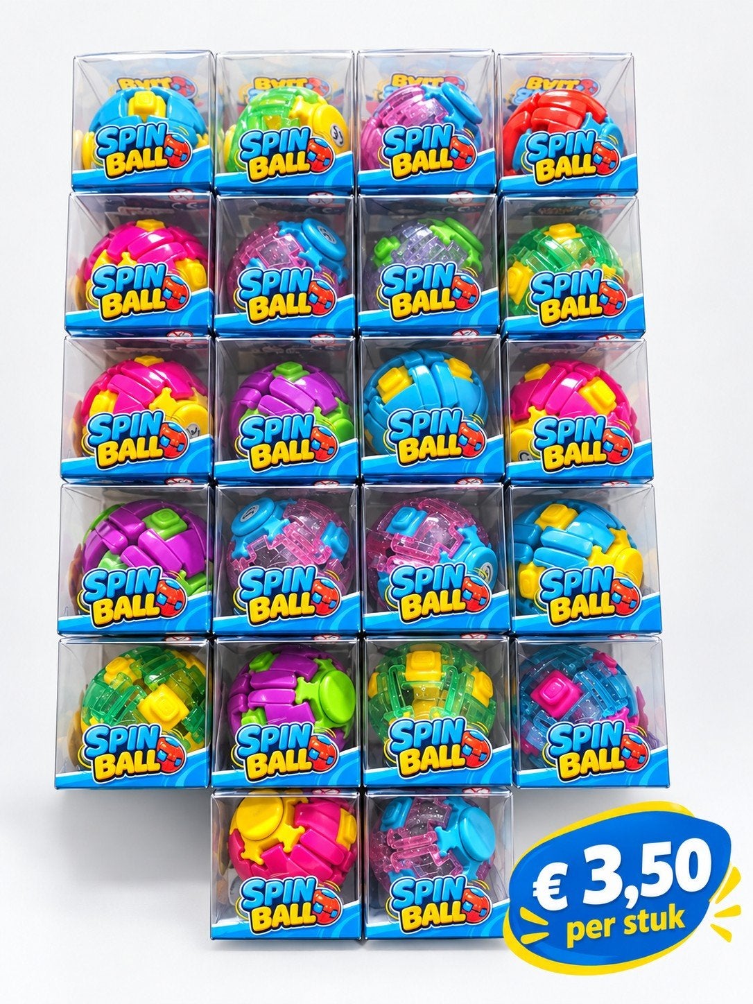 Nieuwe Spin Ball Fidget Toy - Stressvermindering en Plezier, Jongen of Meisje, Onbekend, Nieuw, Ophalen of Verzenden
