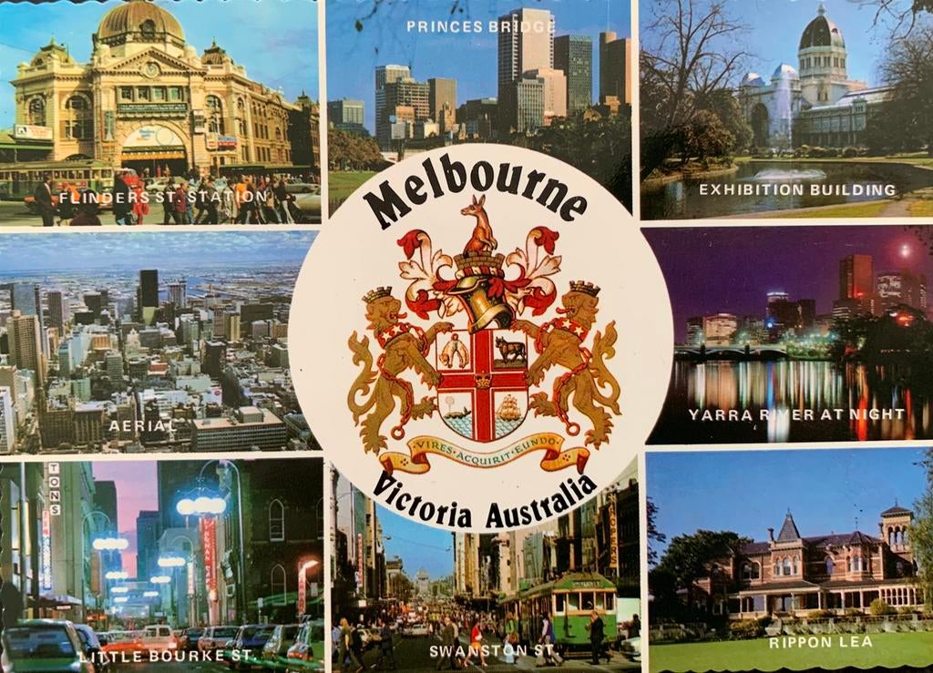 Australië, Melbourne., Verzamelen, Ophalen of Verzenden, Gelopen, Buiten Europa