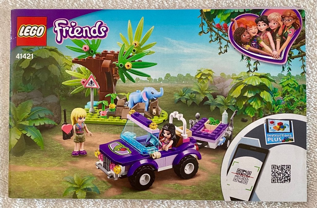 LEGO Friends 41421 Baby Elephant Jungle Rescue (mist 1 ond.), Lego, Friends, Ophalen of Verzenden, Zo goed als nieuw