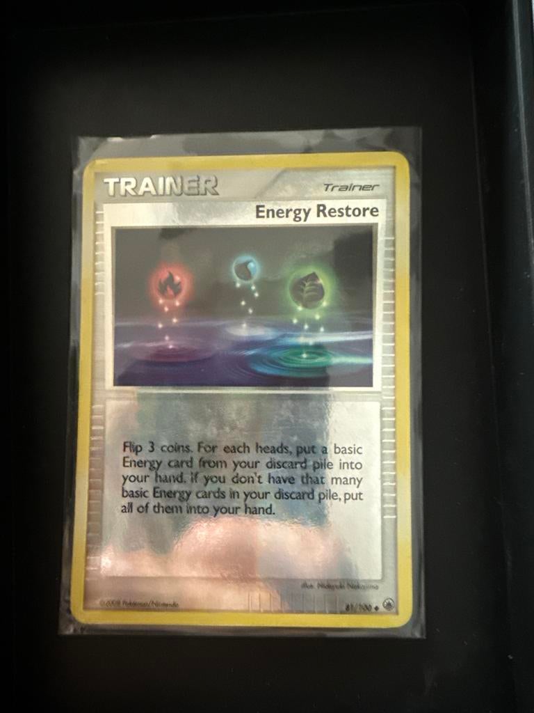 Reverse HOLO Majestic Dawn Trainer: Energy Restore 81/100, Ophalen of Verzenden, Zo goed als nieuw, Losse kaart